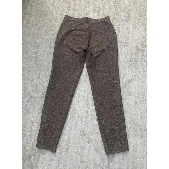 Scotch & Soda gold metallic Lurex tailored pants Size XS - Picture 7 of 9